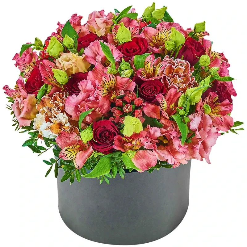 Купить Цветы в коробке «Изобилие» в Балахне за 2 500 руб.